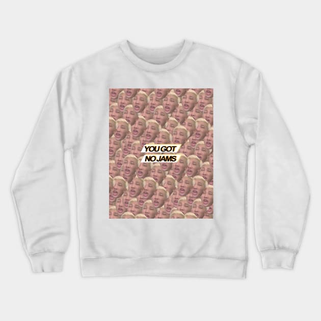 "YOU GOT NO JAMS" - RM - Filled Design Crewneck Sweatshirt by oreokookie